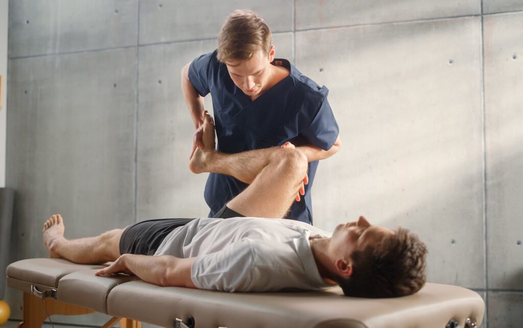 osteopat behandler pasient